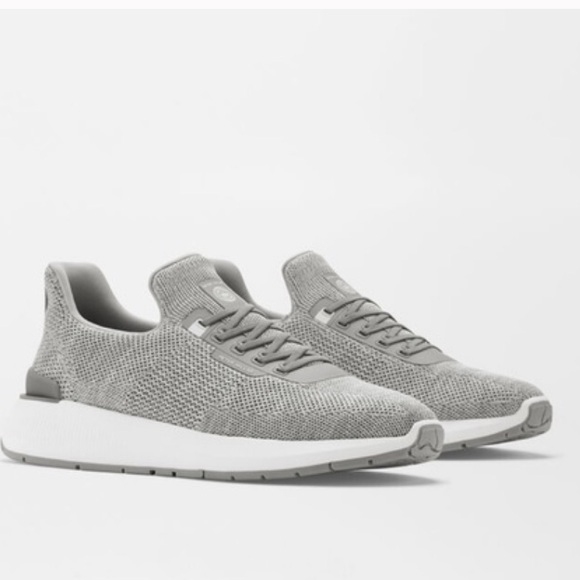 NEW Peter Millar Hyperlight Apollo Sneaker in size 7.5 in British Grey - Picture 2 of 4